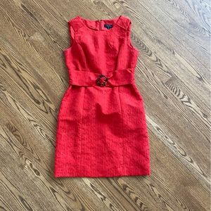 Tahari Arthur S. Levine Red Spring / Summer Cocktail Dress